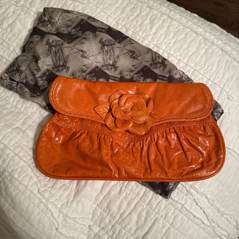 Orange Rose Junior Drake purse